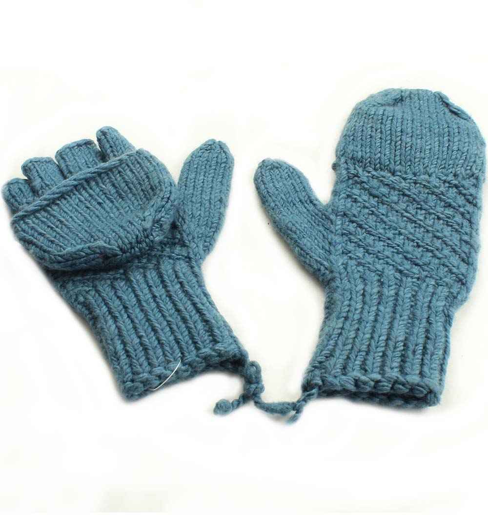 Merino Wool Fingerless Gloves for Warmth & Freedom