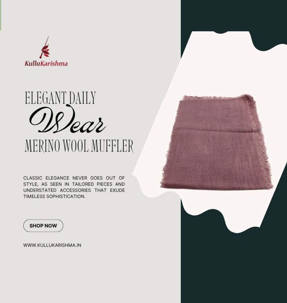 Merino Wool Muffler – Wrap Yourself in Pure Luxury