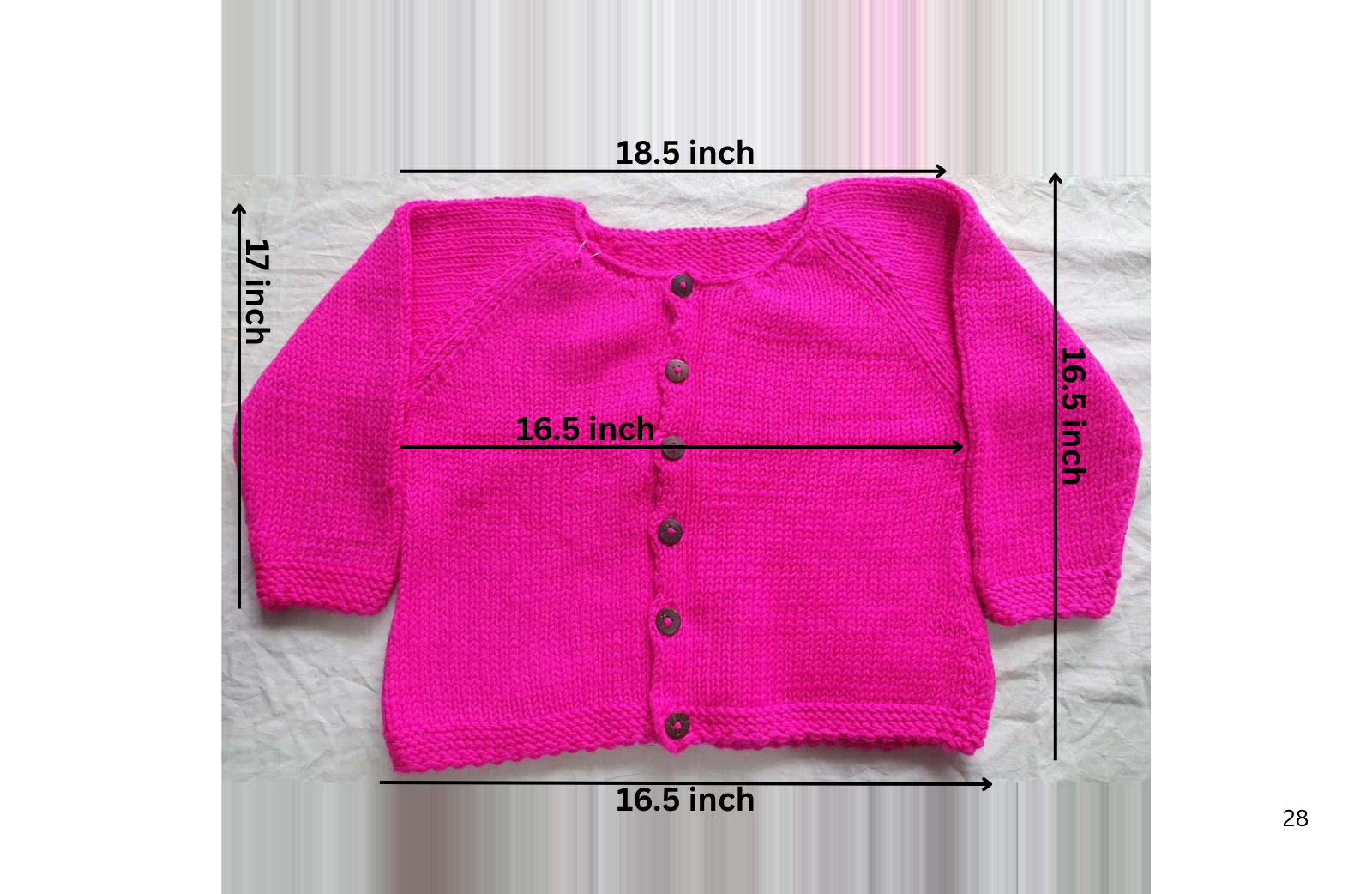 Pink Merino Kids Sweater - Image 4