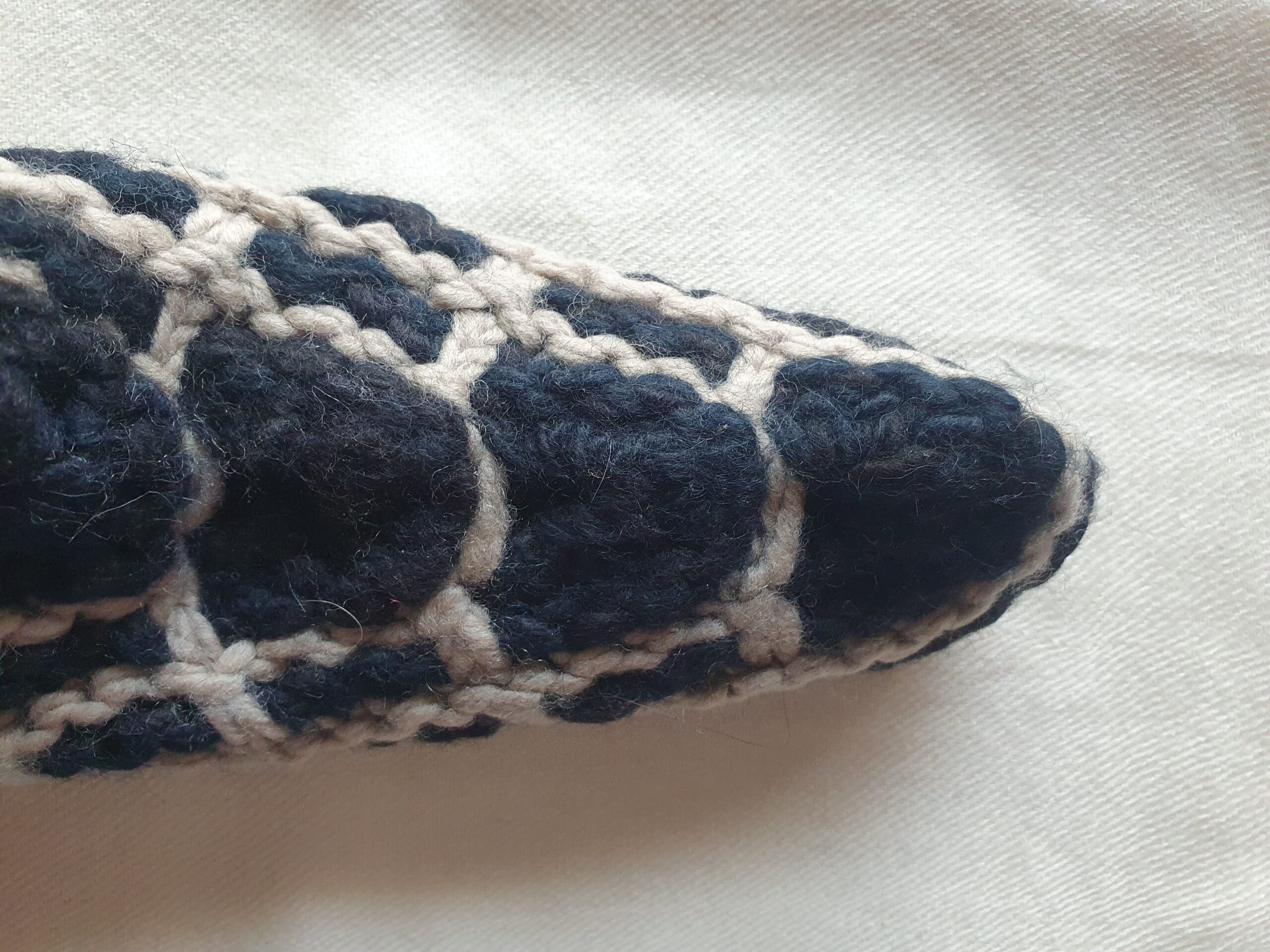 Beige-Black Merino Booties - Image 3