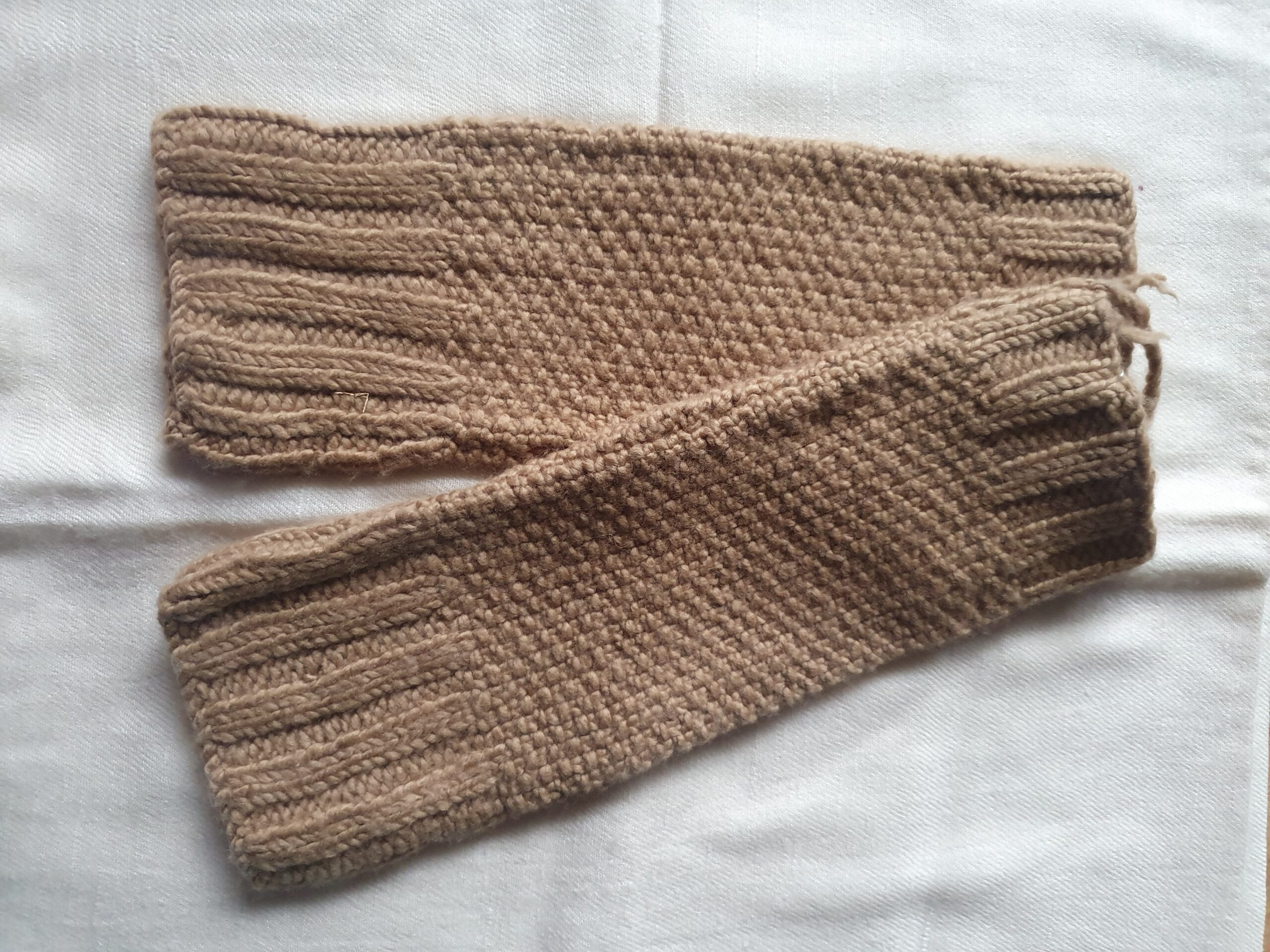 Brown Merino Leg Warmers - Image 2