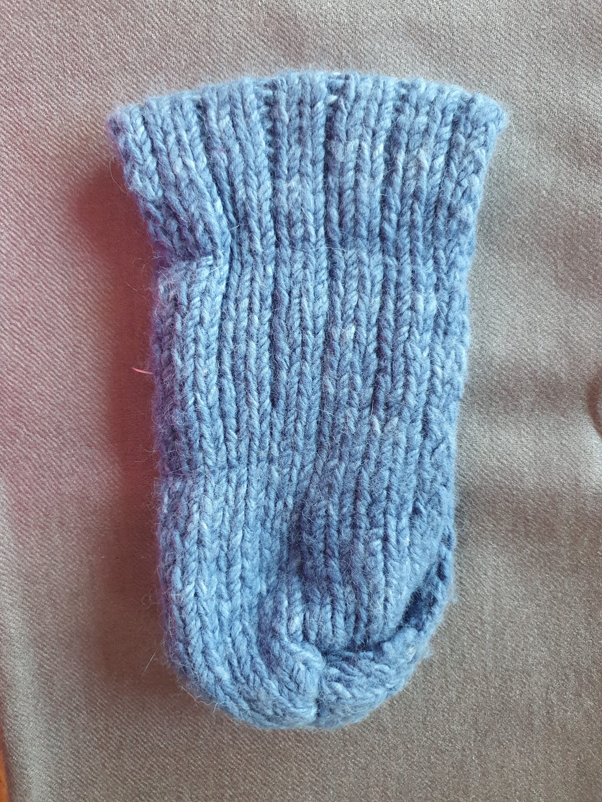 Blue Angora Merino Headband - Image 2