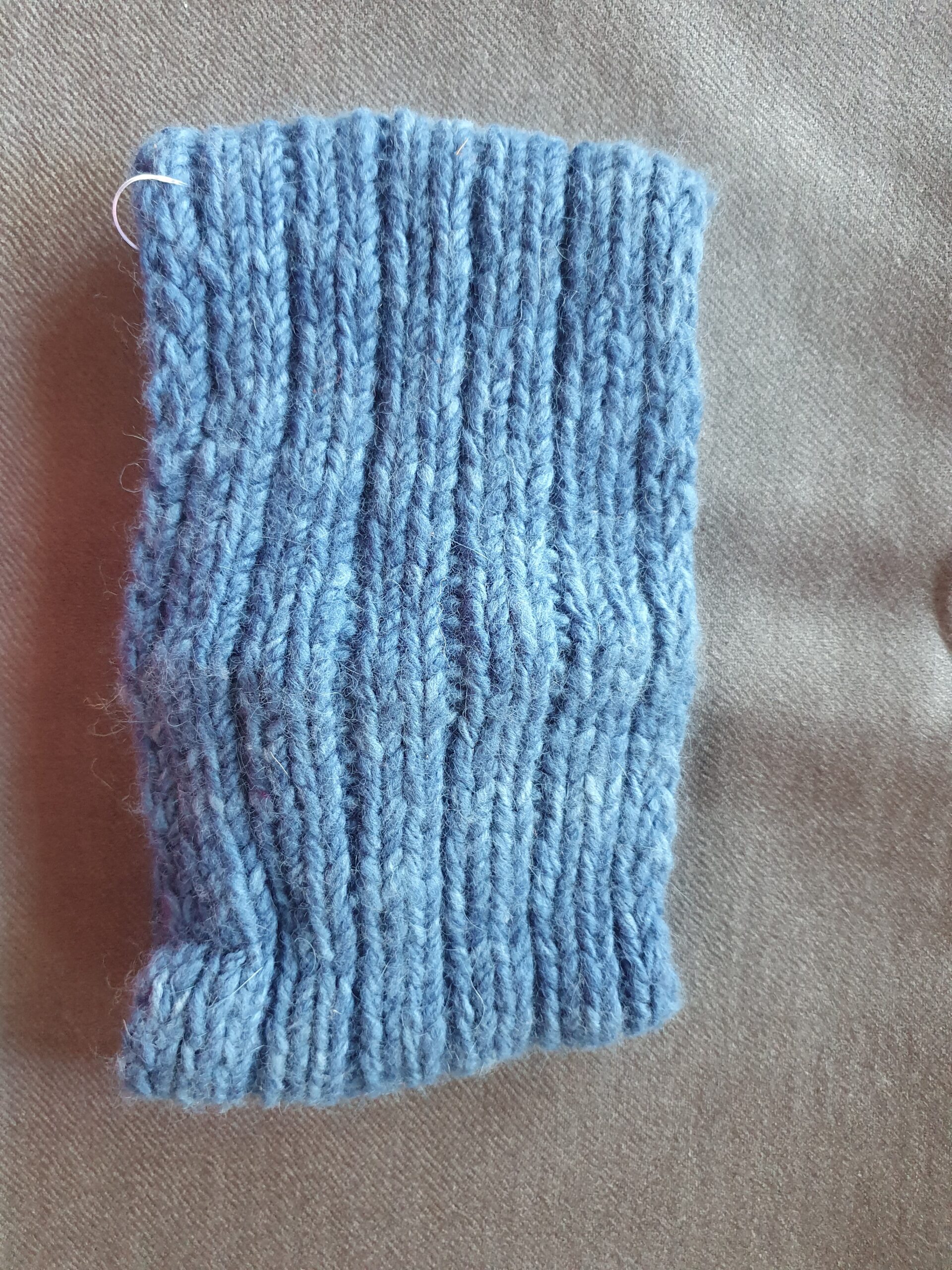 Blue Angora Merino Headband - Image 3