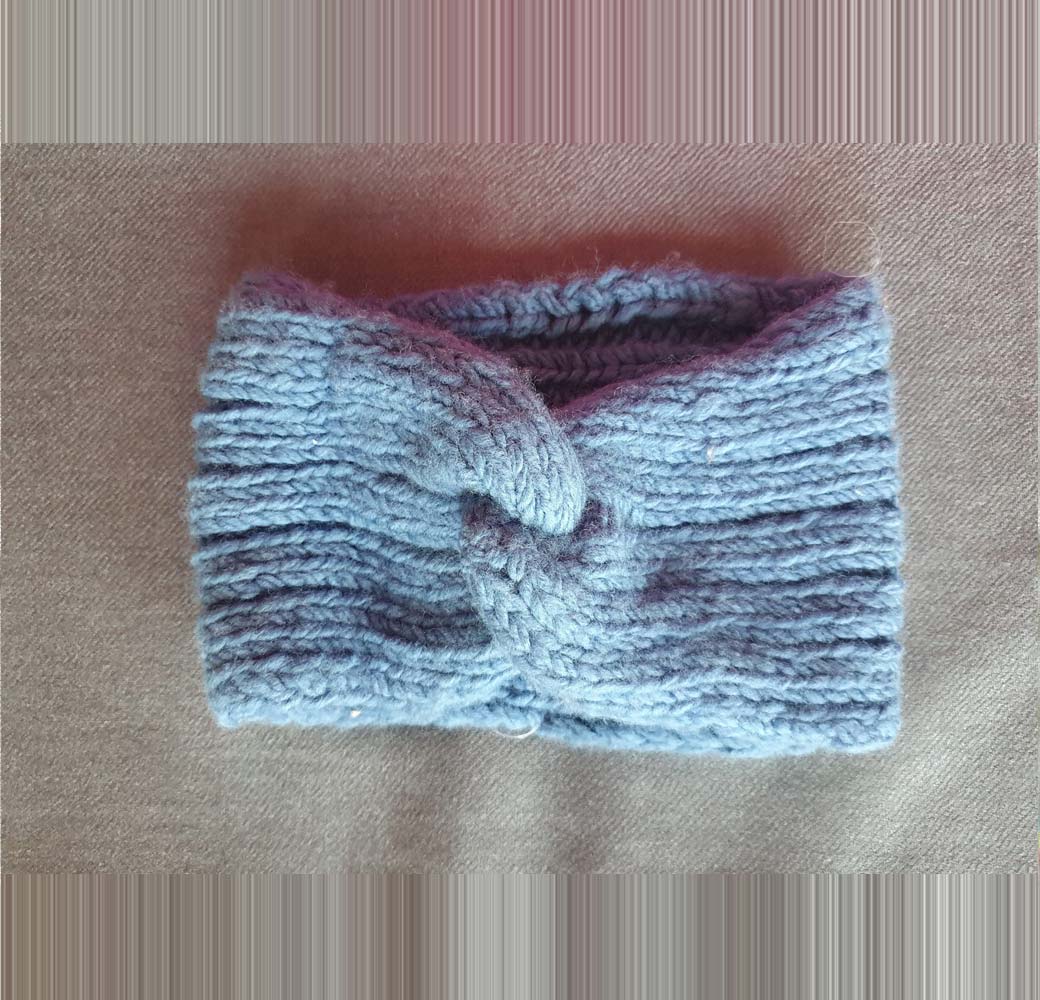 Blue Merino Headband