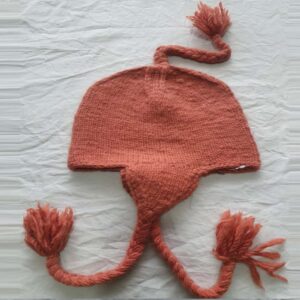 Orange Merino Cap