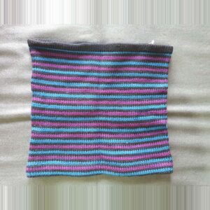 Pink-Blue Merino Neck Warmers