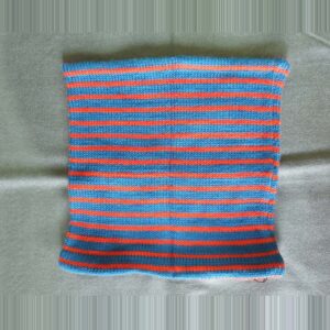 Blue-Orange Merino Neck Warmers