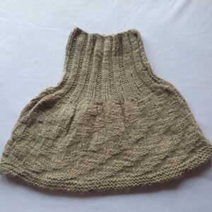 Green Angora Neck Warmers