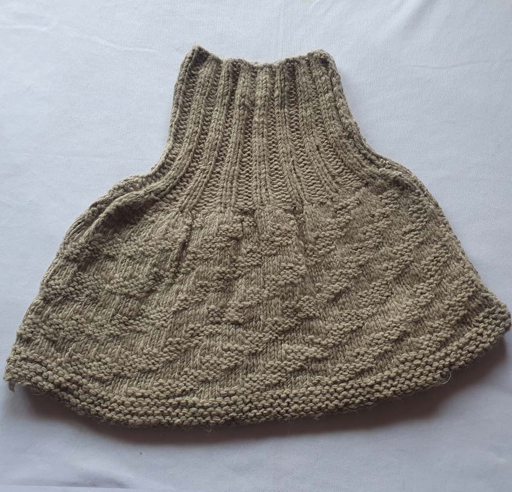 Green Angora Neck Warmers - Image 3