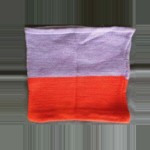 Purple-Orange Merino Neck Warmers
