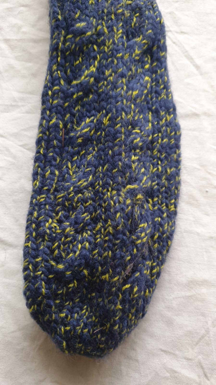 Navy Blue Merino Ankle Socks - Image 2