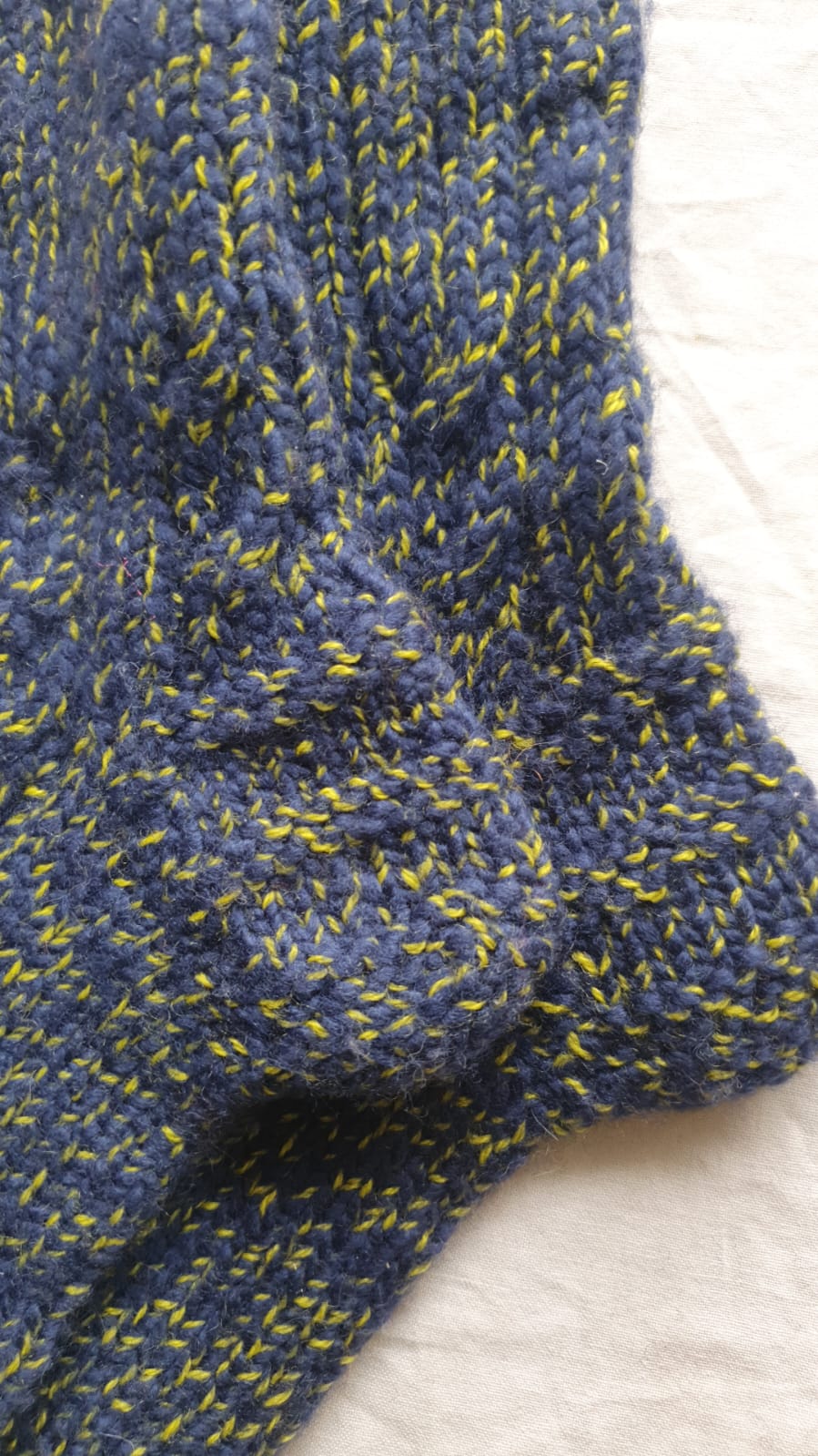 Navy Blue Merino Ankle Socks - Image 3