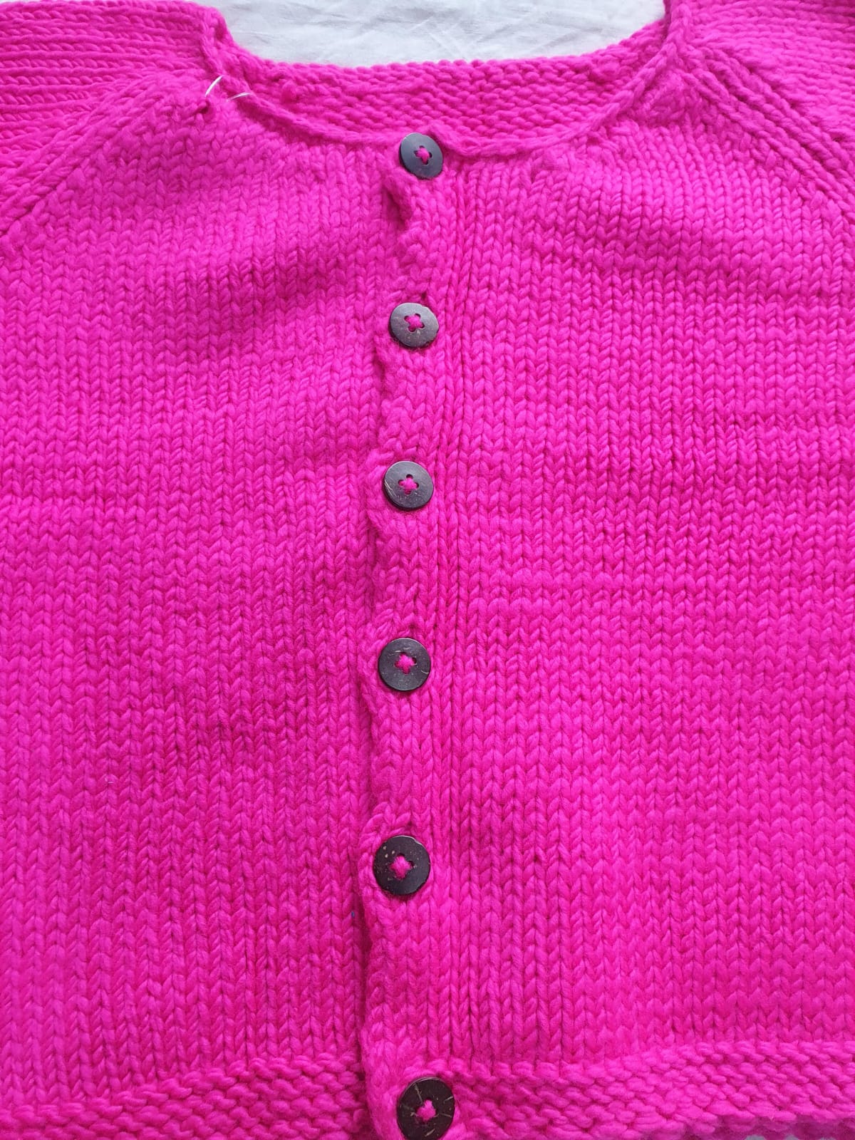 Pink Merino Kids Sweater - Image 2