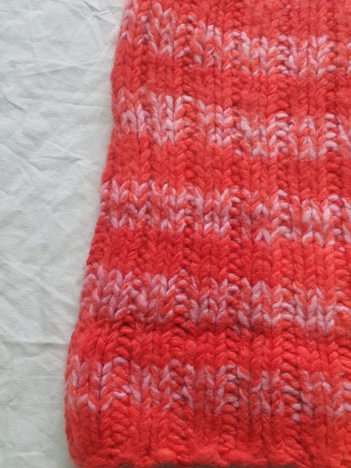 Orange Long Angora Cap - Image 2