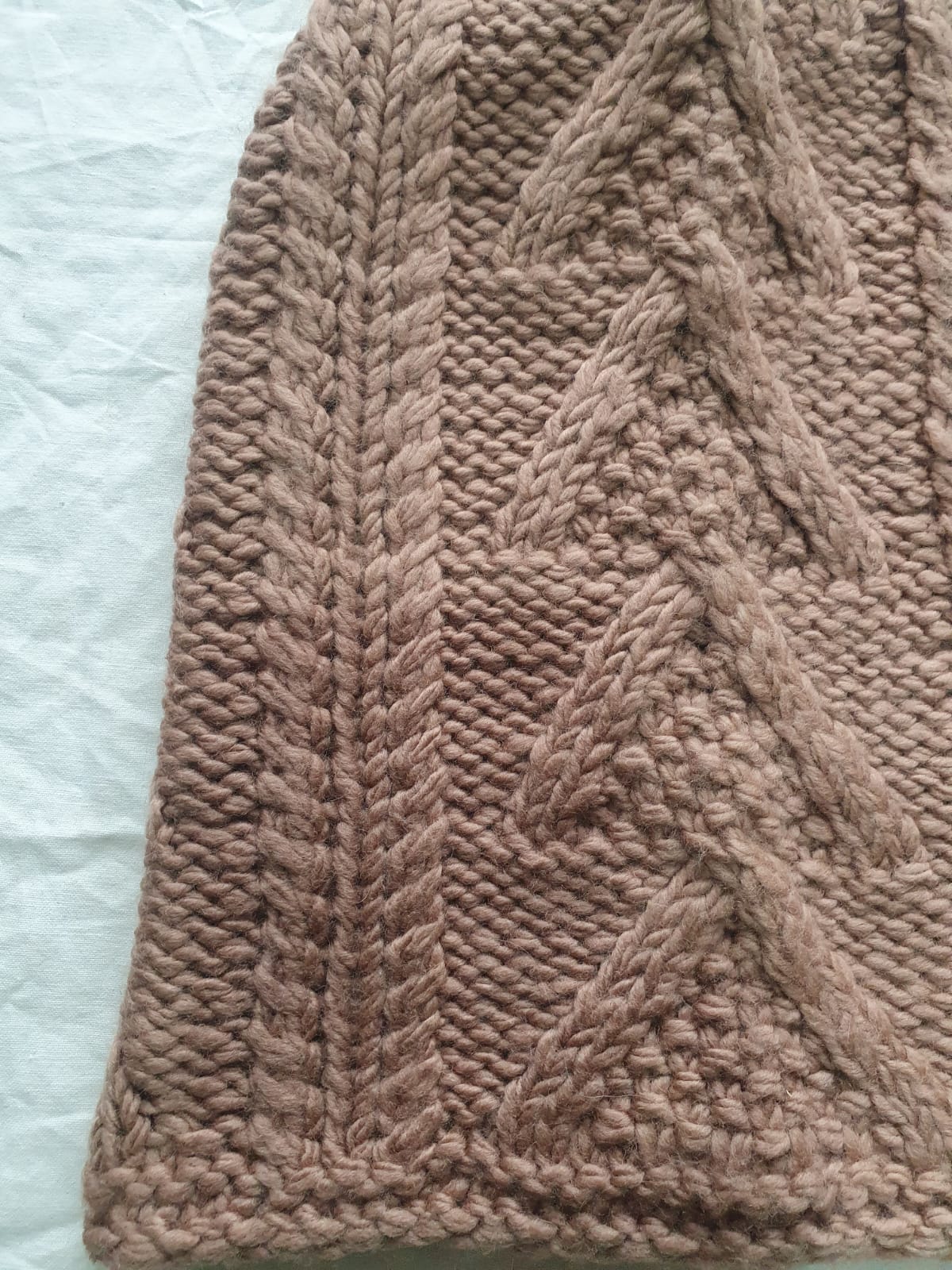 Brown Long Angora Cap - Image 2