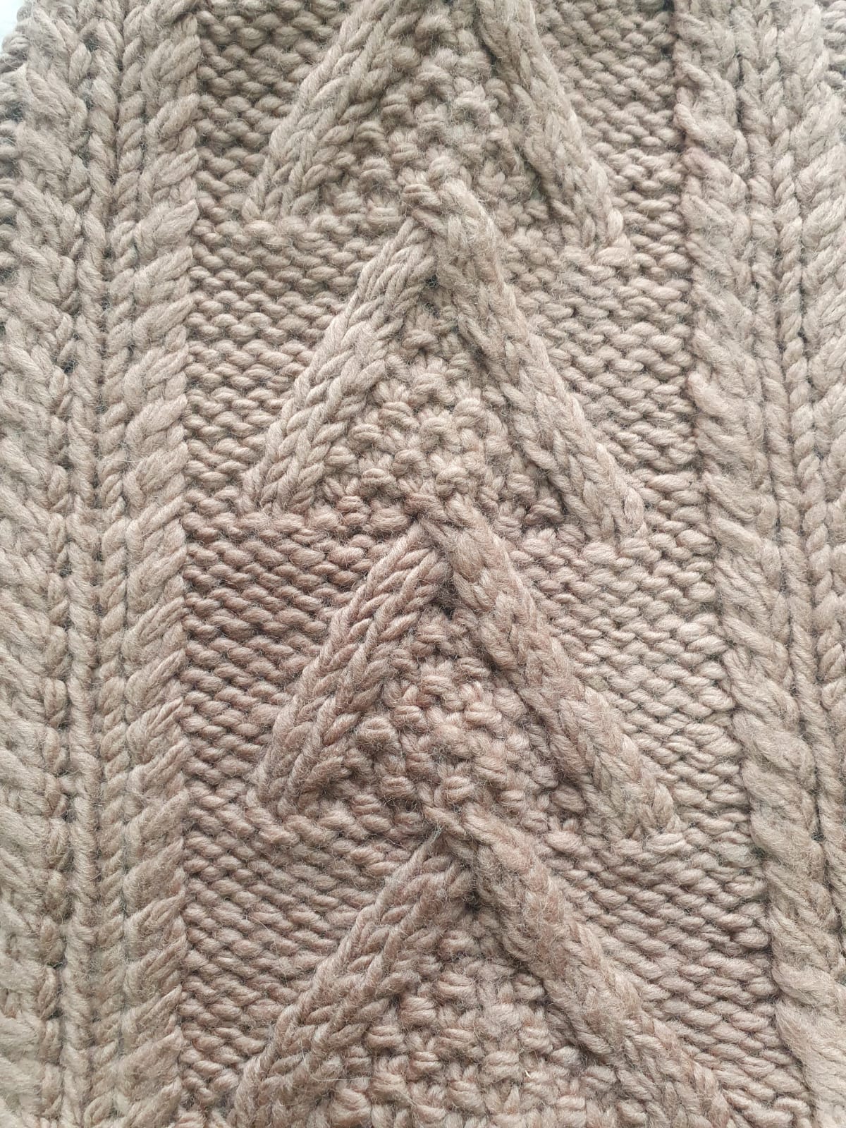 Brown Long Angora Cap - Image 3