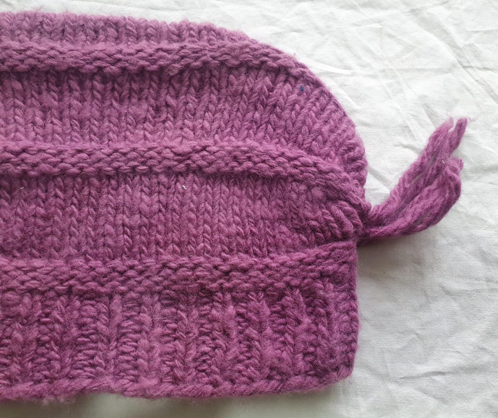 Pink Angora & Merino Cap - Image 2