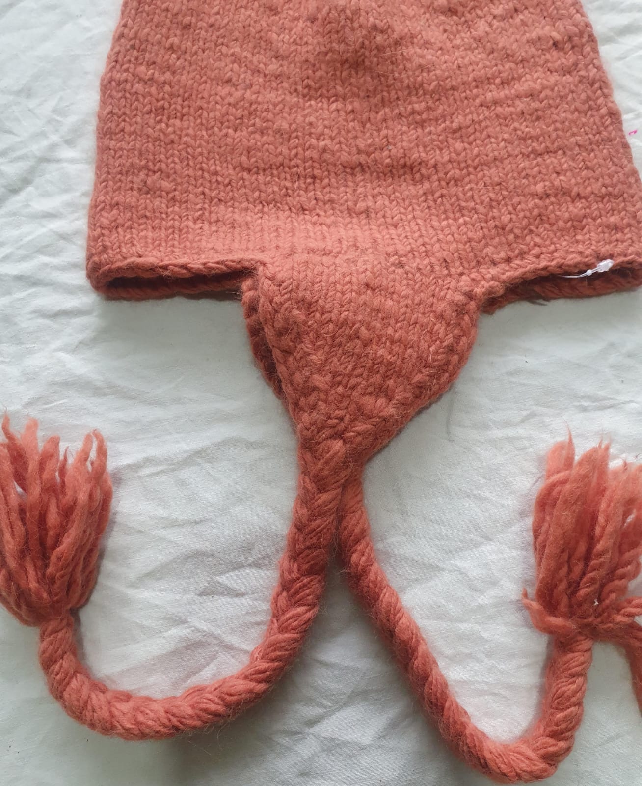 Orange Merino Cap - Image 2