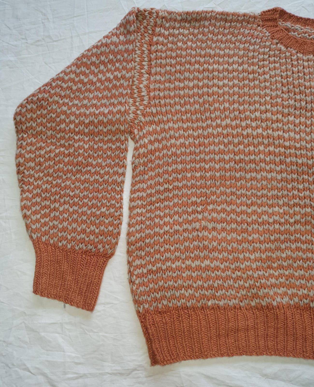 Brown Angora & Merino Sweater - Image 2