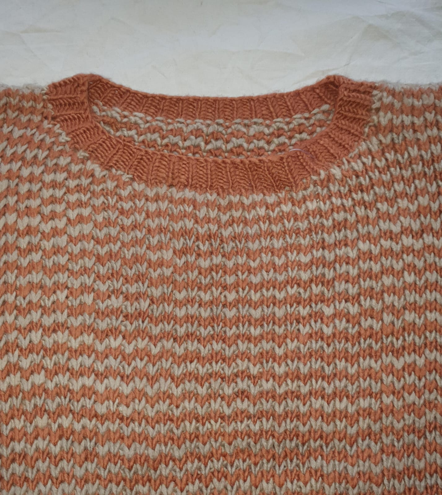 Brown Angora & Merino Sweater - Image 3
