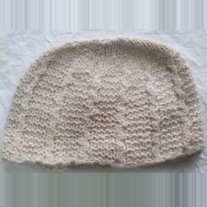 Beige Cashmere Cap