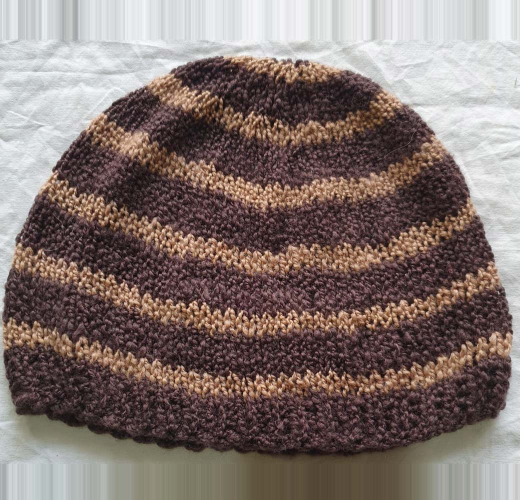 Brown Designer Cap