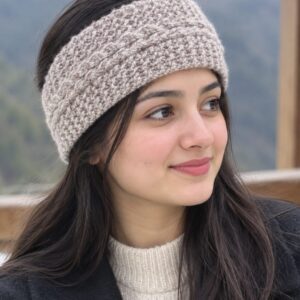 Beige Merino Headband