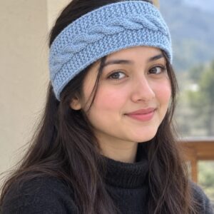 Blue Merino Headband