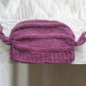 Pink Angora & Merino Cap