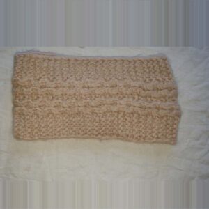 Beige Angora & Merino Headband