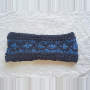 Blue Angora & Merino Headband
