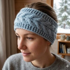 White Merino Headband