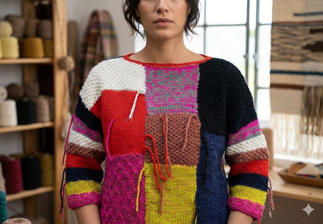 Multicolor Merino Sweater