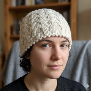 white-angora-cap