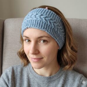 Light Blue Merino Headband