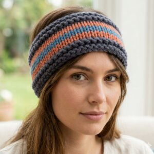 Multicolor Merino Headband