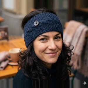 Gray Merino Headband