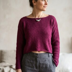 Maroon Cashmere Sweater