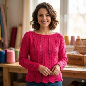 Pink Merino Sweater