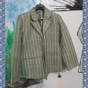 Gray Merino Full Sleeve Jacket