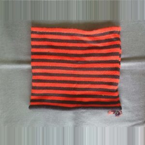Black-Orange Merino Neck Warmers