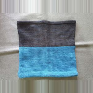 Black-Blue Merino Neck Warmers