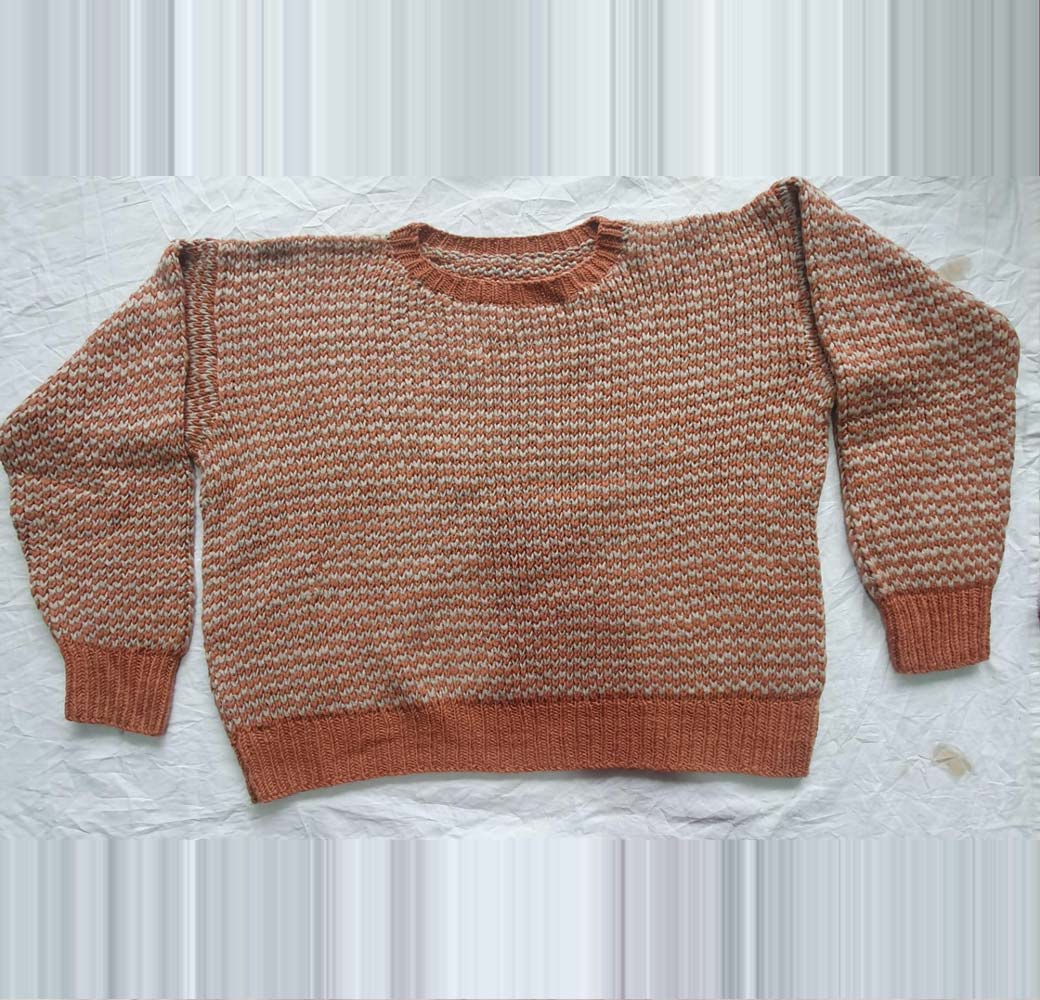 Brown Angora & Merino Sweater