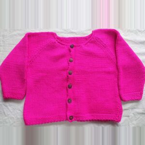 Pink Merino Kids Sweater
