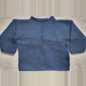 Navy Blue Angora & Merino kids Sweater