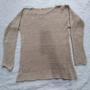 Beige Cashmere Sweater