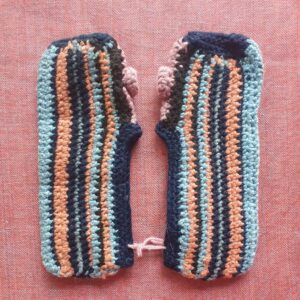 Multicolor Merino Booties