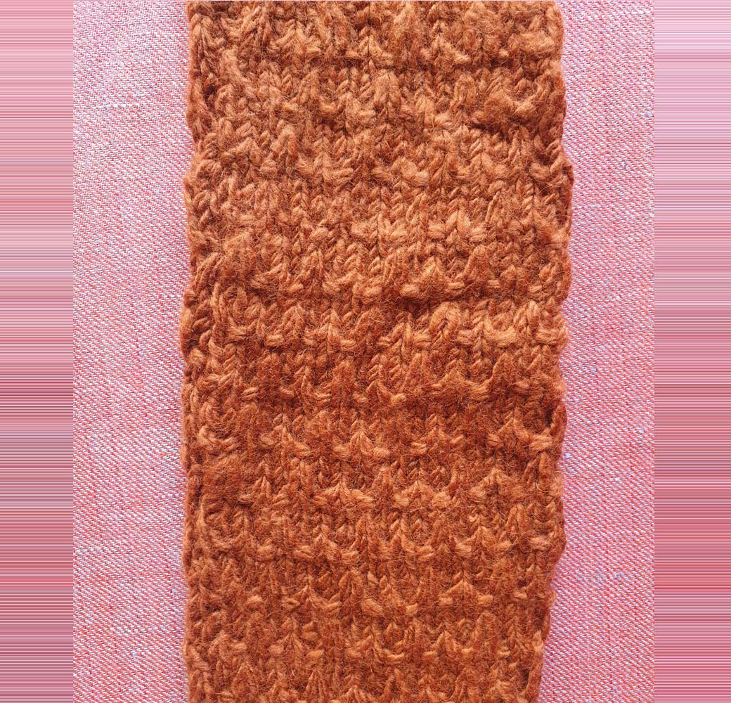 Orange Angora Merino Leg Warmers - Image 3