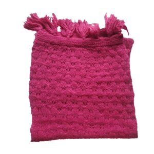 Pink Angora Merino Muffler