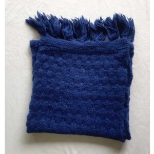 Blue Angora Merino Muffler